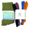 5 Pack 25/8 LIFE Tie Dye Socks