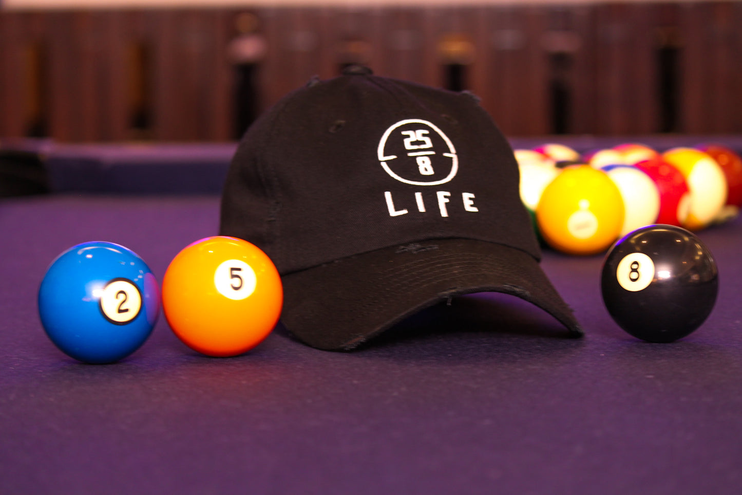 25/8 Life Dad Hat (Black)