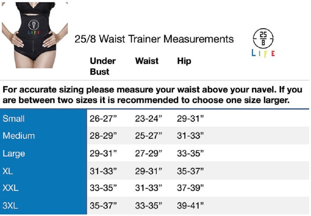 Waist Trainer Slimming Belt - 25/8 Life