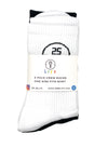 4 Pack 25/8 LIFE Crew Socks