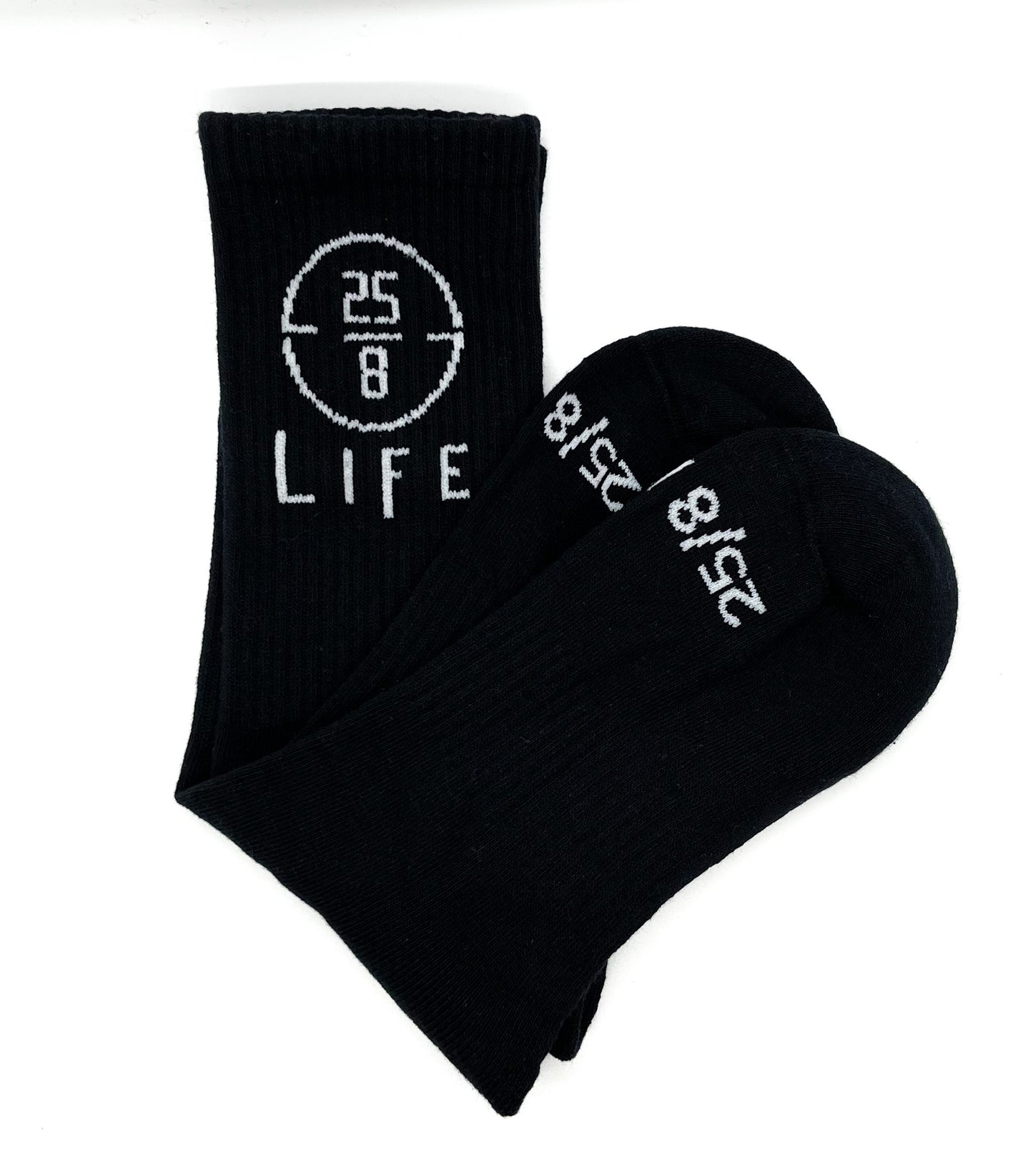 4 Pack 25/8 LIFE Crew Socks