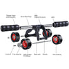 25/8 Life 4 Wheel Abdominal Trainer Ab Wheel - RED - 25/8 Life - TwentyFiveEight Life
