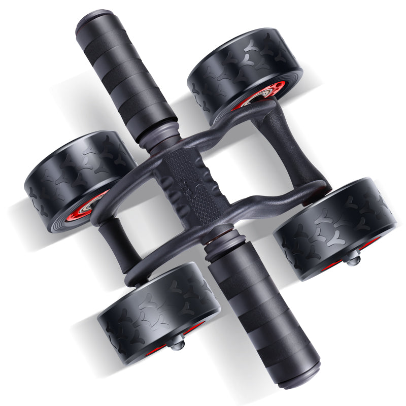 25/8 Life 4 Wheel Abdominal Trainer Ab Wheel - RED - 25/8 Life - TwentyFiveEight Life