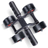 25/8 Life 4 Wheel Abdominal Trainer Ab Wheel - RED - 25/8 Life - TwentyFiveEight Life