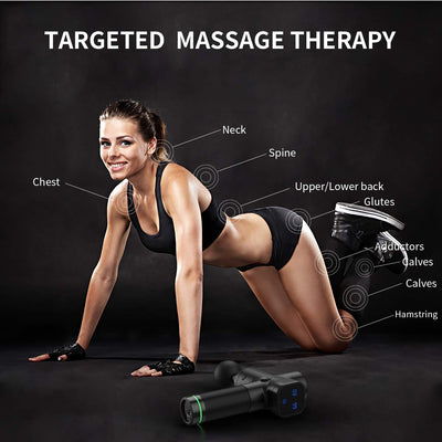 25/8 Life Massage Gun Deep Tissue Muscle Massager with 6 Massage Heads