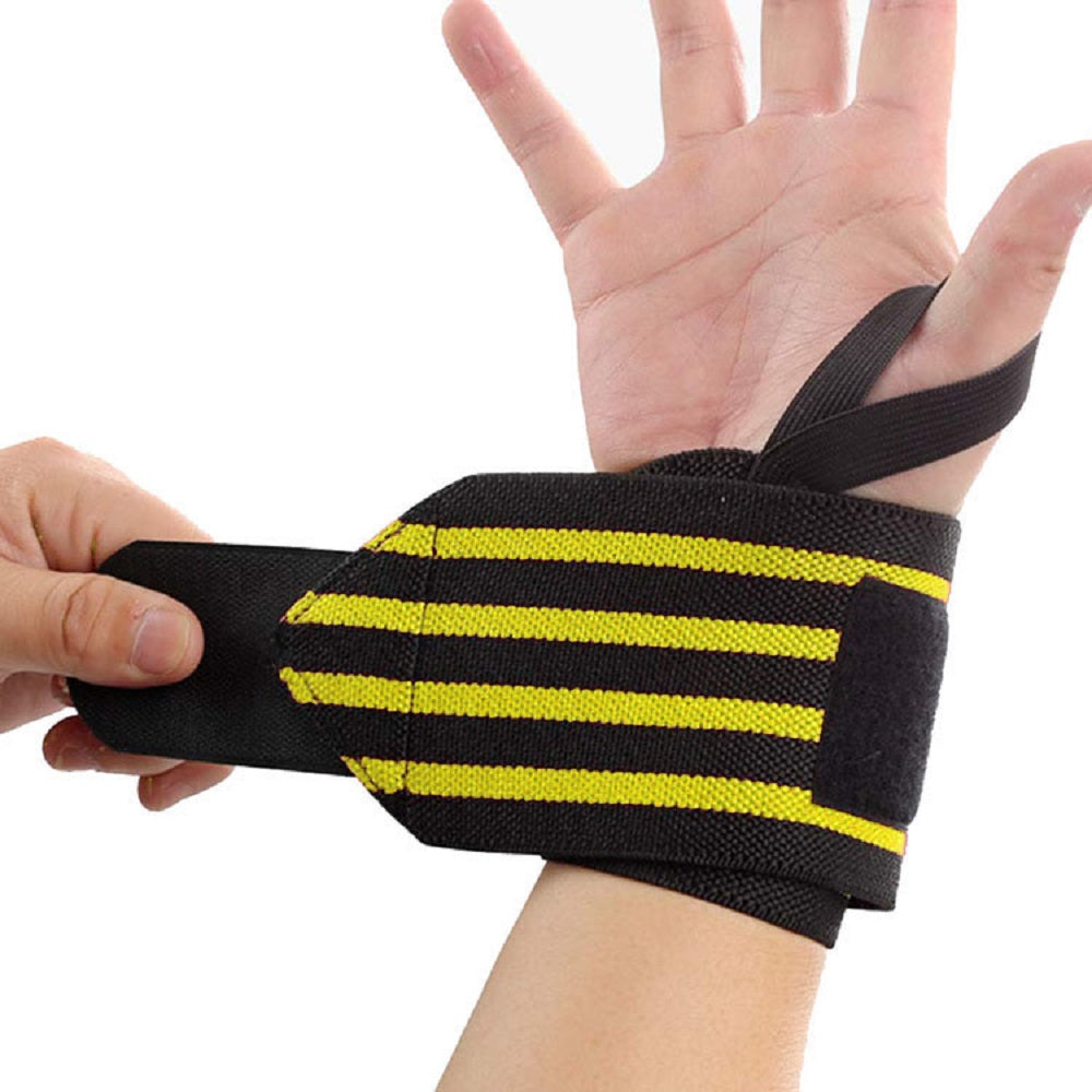 25/8 Life Heavy Duty Wrist Wraps (YELLOW)