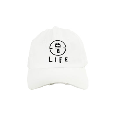25/8 Life Dad Hat (White)